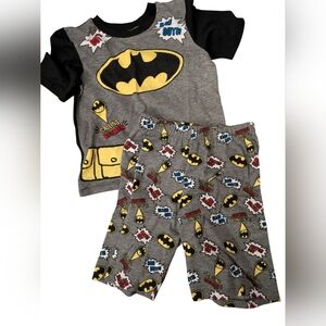 Batman Kids Pajama Set - Gray and Black